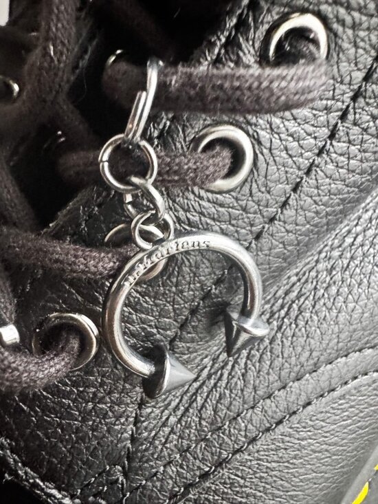 Doc Martens X Dolls Kill Black Leather Boots 9 - Picture 11 of 11